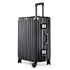 NNEDSZ Aluminum Alloy Hard-Shell Suitcase with TSA Lock -22" Spinner Luggage in Black-0