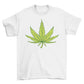 Hemp Leaf Illustration T-shirt - HASHTAG