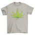 Hemp Leaf Illustration T-shirt - HASHTAG