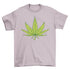Hemp Leaf Illustration T-shirt - HASHTAG