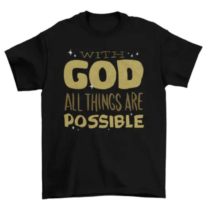 With god t-shirt - HASHTAG