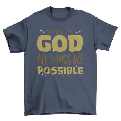 With god t-shirt - HASHTAG