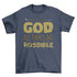 With god t-shirt - HASHTAG