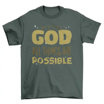 With god t-shirt - HASHTAG