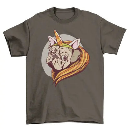 Unicorn pug t-shirt - HASHTAG