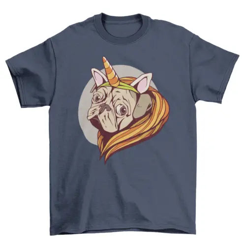 Unicorn pug t-shirt - HASHTAG