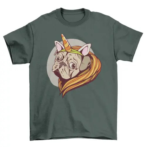 Unicorn pug t-shirt - HASHTAG