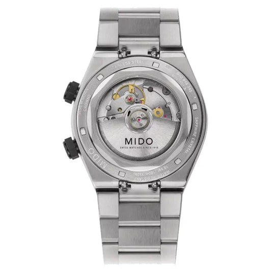 Mido orologio Multifort 8 Two Crowns 38.4 x 40mm nero automatico acciaio M047.507.11.051.00 Capodagli 1937