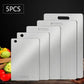 WXCOO Chopping Board Stainless Steel Double Sided Thickened Kneading Dough Board Kitchen Household Fruit Cutting Block HASHTAG