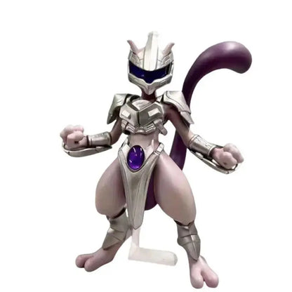 11cm Pokemon Figure Mewtwo Anime Figure Steel Mewtwo cool Figurine Pvc Statue Model Decorations Toys for Kid Gifts Collection - HASHTAG