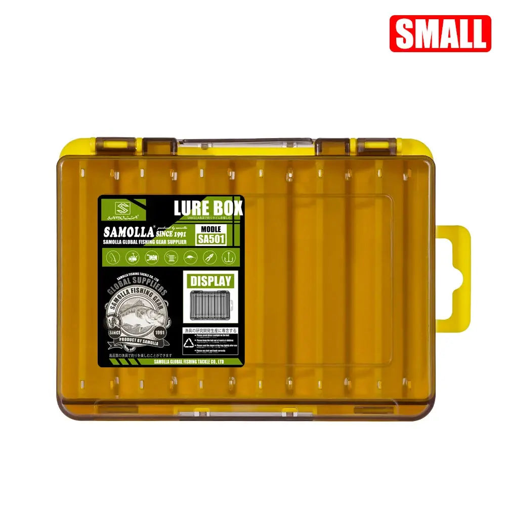 Fishing Tackle Box 14 Compartments Fishing Accessories Lure Hook Storage Case Double Sided Fishing Tool Organizer Boxes - HASHTAG