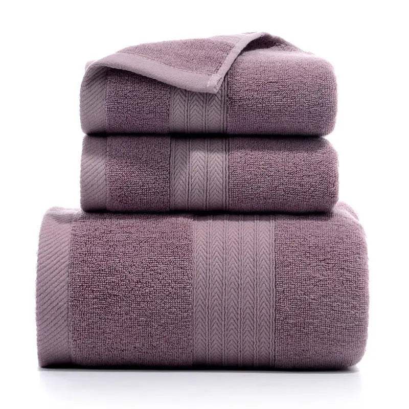 Pure Cotton Towels Three-piece With Hand Bath Towel Class - HASHTAG