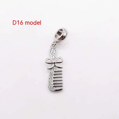 14K Gold Copper Plating Large Hole Spacer Bead Pendant Charms Liebe - Making Life Easier