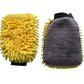 Car Wash Glove Coral Mitt Soft Anti-Scratch for Car Wash Multifunction Thick Cleaning Glove Car Wax Detailing Brush