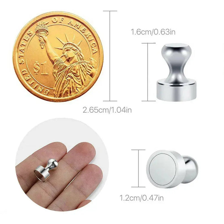 Magnetic Pins Neodymium Magnets Pin Board Magnet For Board Cone Magnets Super Strong Fridge Magnets For Home Storage Tool 10/20P HASHTAG