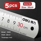 Deli Stainless Steel Ruler 15/20/30cm Metal Straight Ruler for Home School Precision Measuring Drawing Tool Supplies 1/2/5pcs - HASHTAG