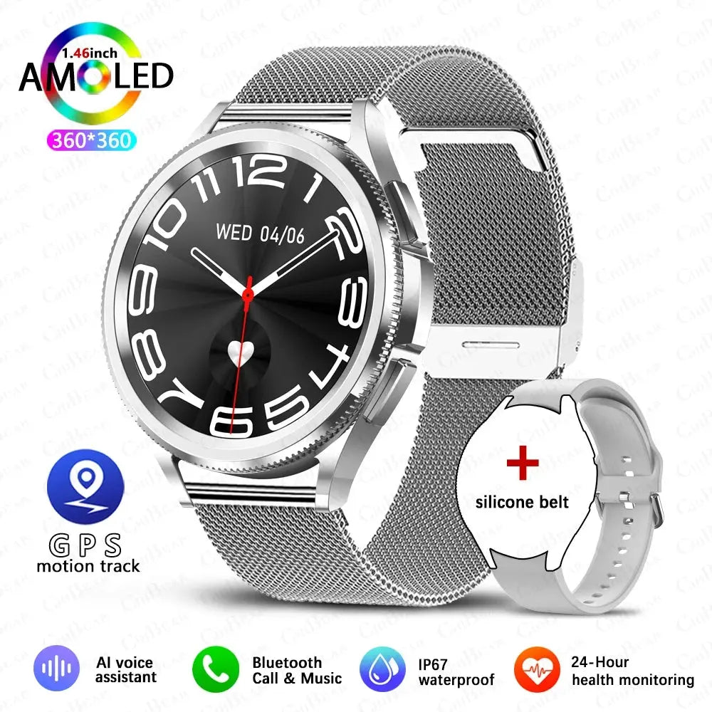 New Bluetooth Call Fashion Smart Watch 6 Classic Men&