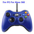 For Xbox 360 /360 Slim USB Wired Controller Console Gamepad Joypad for PC Joystick for 360 Console with Dual-Vibration Turbo