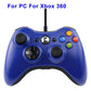 For Xbox 360 /360 Slim USB Wired Controller Console Gamepad Joypad for PC Joystick for 360 Console with Dual-Vibration Turbo