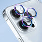 Metal Camera Lens Protector for iPhone 15 Pro Max Tempered Ziai Glass Metal Ring On iPhone 13 12 14 Back Cover Protective Film
