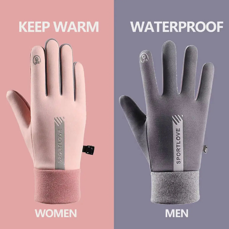 Winter Gloves Women Cycling Bike Thermal Fleece Cold Resistance Wind Waterproof Bicycle Warm Outdoor Running Skiing Mittens