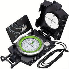 [Accurate Military Compass For Hiking] Multifunctional Luminous Dial Waterproof Anti-fog Accurate Military Compass For Hiking Camp HASHTAG