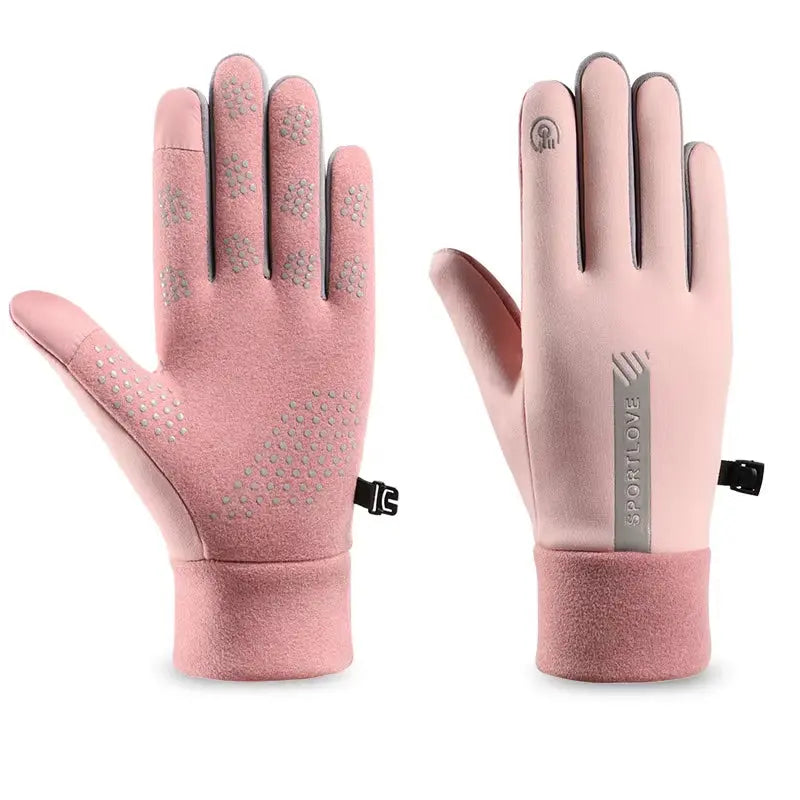 Winter Gloves Women Cycling Bike Thermal Fleece Cold Resistance Wind Waterproof Bicycle Warm Outdoor Running Skiing Mittens