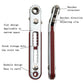 Multifunctional Bidirectional Forward and Reverse Ratchet Screwdriver Elbow Flat Head Wrench Cross Screwdriver Slotted Tool - HASHTAG