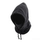 Unisex Winter Balaclava Knit Hood - Windproof Mask with Drawstring, Motorcycle Riding Headgea Warm Knitted Cap Cold Weather 