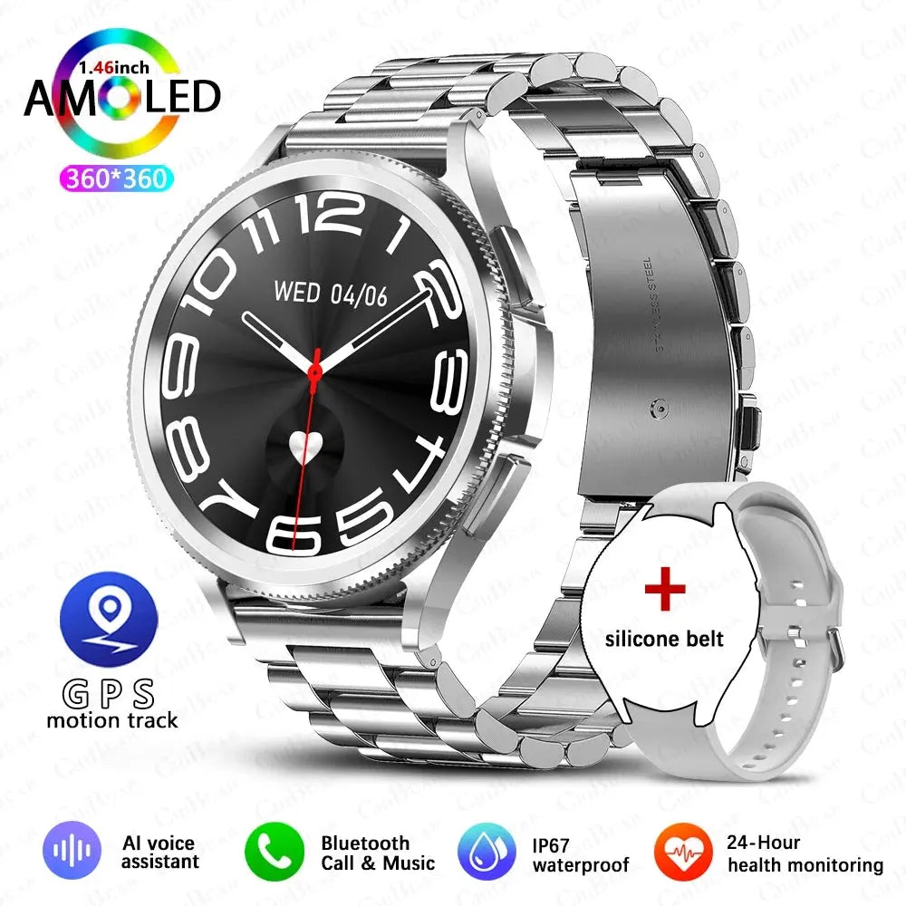 New Bluetooth Call Fashion Smart Watch 6 Classic Men&