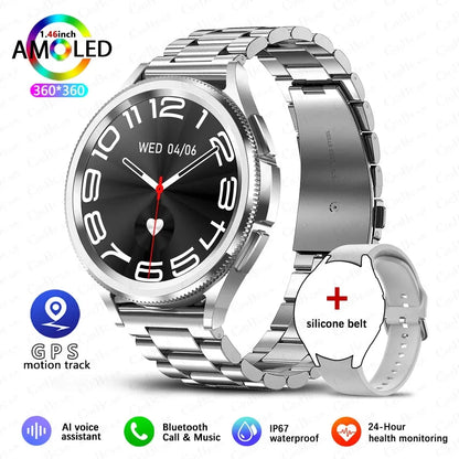 New Bluetooth Call Fashion Smart Watch 6 Classic Men&