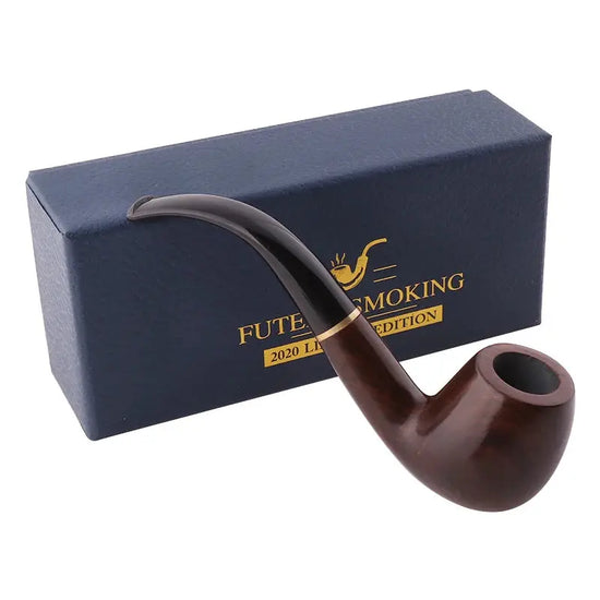 Sandalwood Tobacco Cigar Luxurious Smoke Pipes Durable Smoking Accessories Ebony Smoke Grinder Herb Gift Box Pipe - HASHTAG