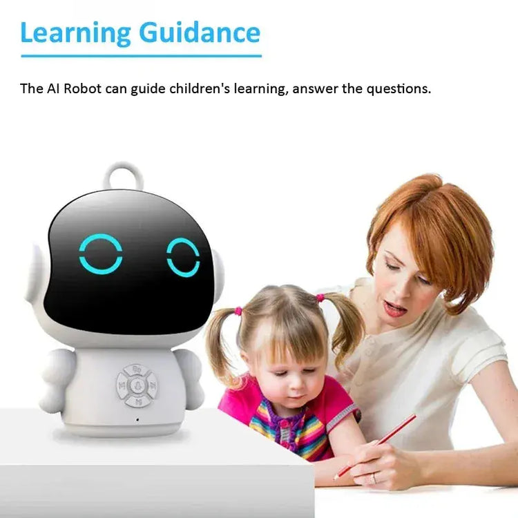 Smart AI Robot WiFi Early Education Toys for Children Speech Recognition & Voice Interactive Educational Learning Machine HASHTAG