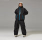 Unisex Windproof And Waterproof Loose-fitting Fashionable Ski Suit Set HASHTAG