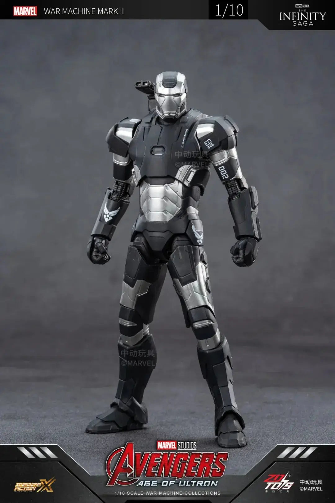1/10 Original ZD Toys Iron Man MK2 War Machine2.0 MK16 MK11 MK24 MK35 MK47 Tony Stark Collection Model Action Figure Kids Toys - HASHTAG