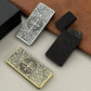 Constantine Relief Ultra Thin Retro Grinding Wheel Lighter Metal Jet Flame Inflatable Lighter Cigarette Accessories Men&