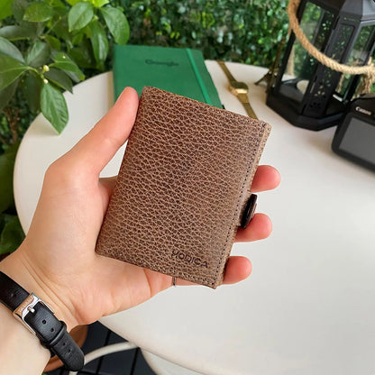 Montana -  Genuine Leather Luxury RFID Protection Card Holder / Wallet-0