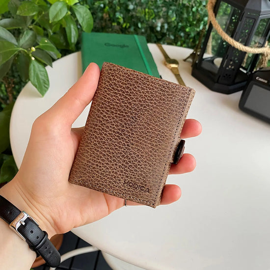 Montana -  Genuine Leather Luxury RFID Protection Card Holder / Wallet-0