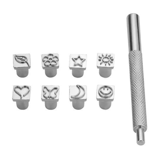 26Pcs Steel Printing Punch Alphabet Letter Stamp Set Metal Leather Stamp Professional Leather Tools Leathercraft Stamps