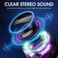 Mini Travel Stereo Speaker Outdoor Magnetic Bluetooth Speaker Wireless Portable with RGB Color Light and Phone Holder for IOS - HASHTAG