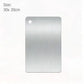WXCOO Chopping Board Stainless Steel Double Sided Thickened Kneading Dough Board Kitchen Household Fruit Cutting Block