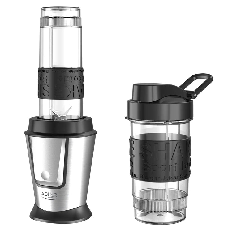 Блендер с 2 преносими контейнера с капак Adler AD 4081, 500 W, 570 ml и 400 ml (AD 4081)-0