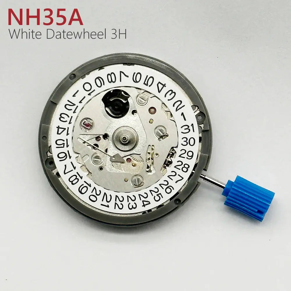 Japan Genuine NH35 Automatic Mechanical Movement High Accuracy 24 Jewels Mod Watch Replacement NH35A Date at 3:00 - My Hashtag Shop