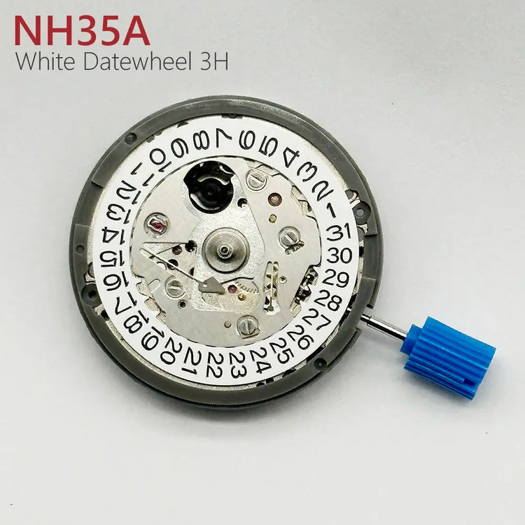 Japan Genuine NH35 Automatic Mechanical Movement High Accuracy 24 Jewels Mod Watch Replacement NH35A Date at 3:00 - My Hashtag Shop