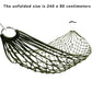 Portable Garden Outdoor Thickened Nylon Rope Hammock Indoor Mesh Hammock Portable Simple Hammock Swing Chair - My Hashtag Shop