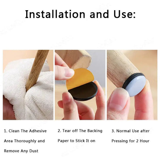 20PCS Furniture Slider Pads Table Chair Leg Sliding Block Anti Scratch Easy Move Heavy Furniture Leg Mat Thickened Moving Pads - HASHTAG
