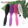 Styling Curly Hair Brush Salon Massager Comb Brush Detangling Drying Brush Anti Static Curved Vent Brush Scalp Massage Comb HASHTAG
