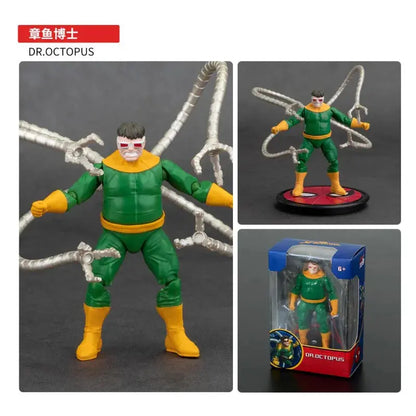 ZD Original Spider Man 4inch GREEN GOBLIN Doctor Octopus VENOM Action Figures MILES GWEN ELECTRO SCARLET SPIDER 2099 RHINO Toys - HASHTAG