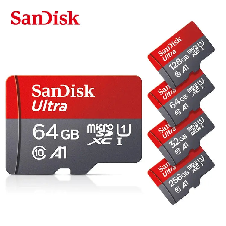 100% Original SanDisk Micro tf SD Card Class 10 TF Card 32GB 64GB 128GB Memory Card for Phone Tablet Flash Card HASHTAG