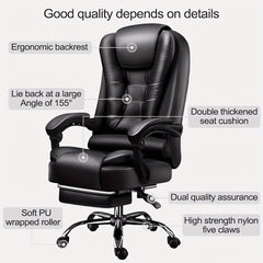 Home Computer Chairs Office Gaming Chairs Big and Tall Desk Chair Back Support Computer Desk Chair Ergonomic High Back Chair Managerial Executive Office Desk Chair with Weels HASHTAG
